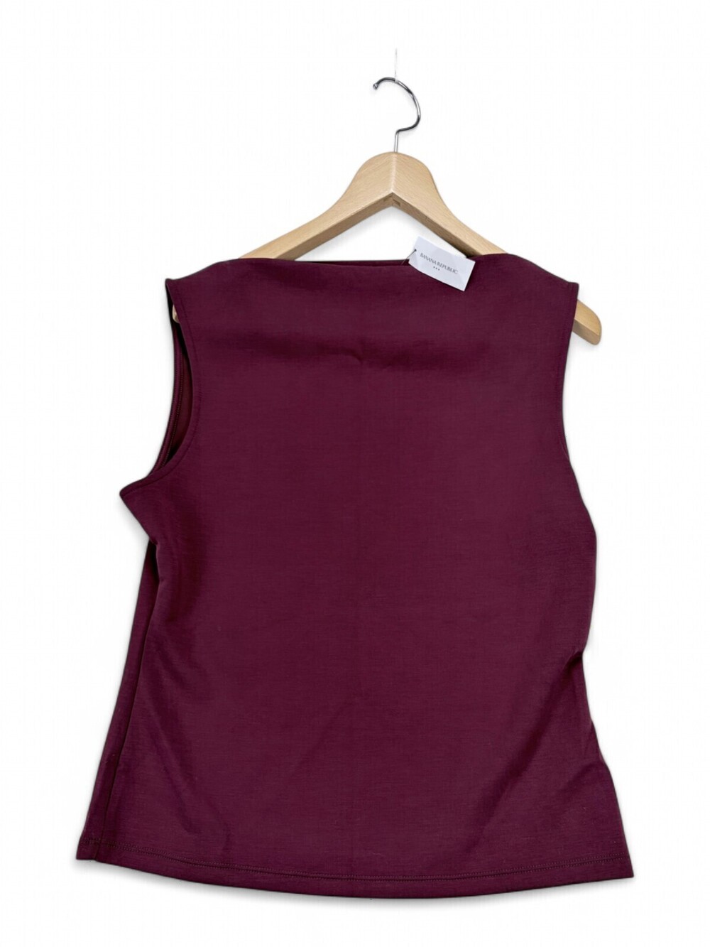 Banana Republic NWT Sleeveless Tank Top M - Burgundy